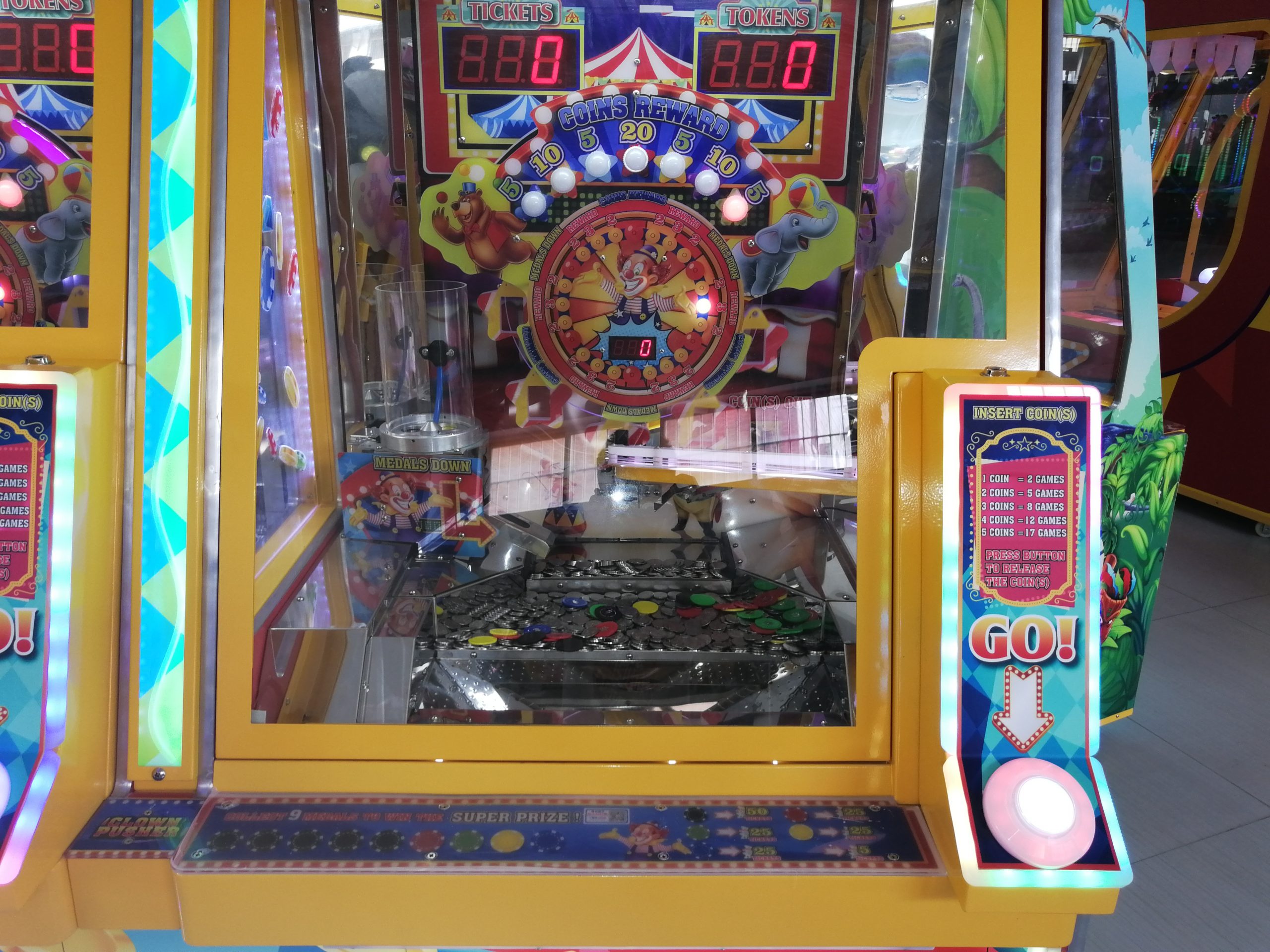 Circus circus coin pusher collectors Circus circus coin pusher collectors