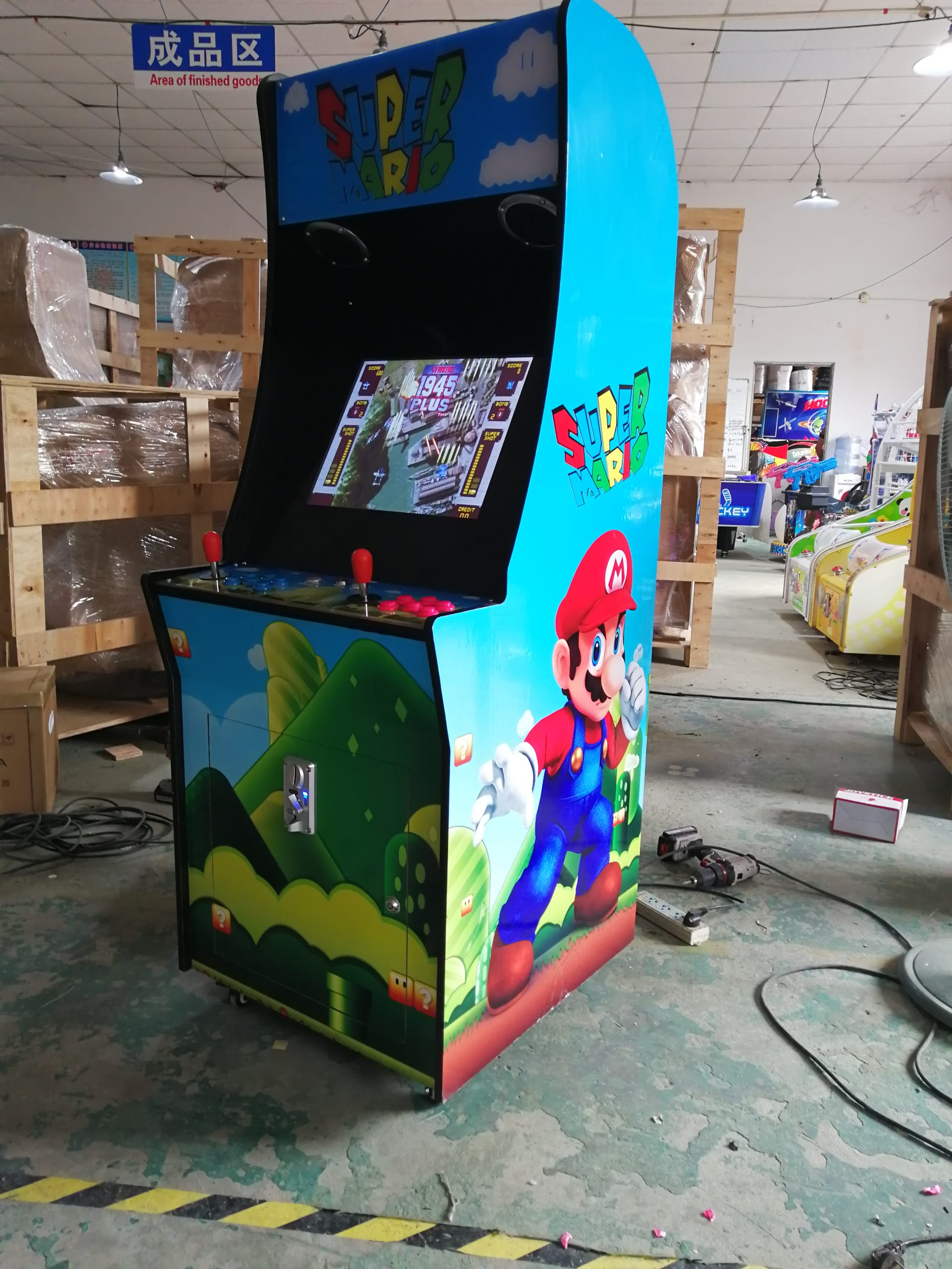 original super mario bros arcade machine