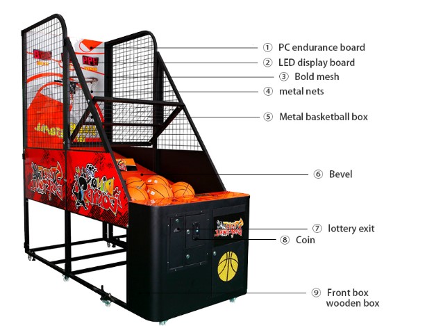 basket ball game machine manufacturer