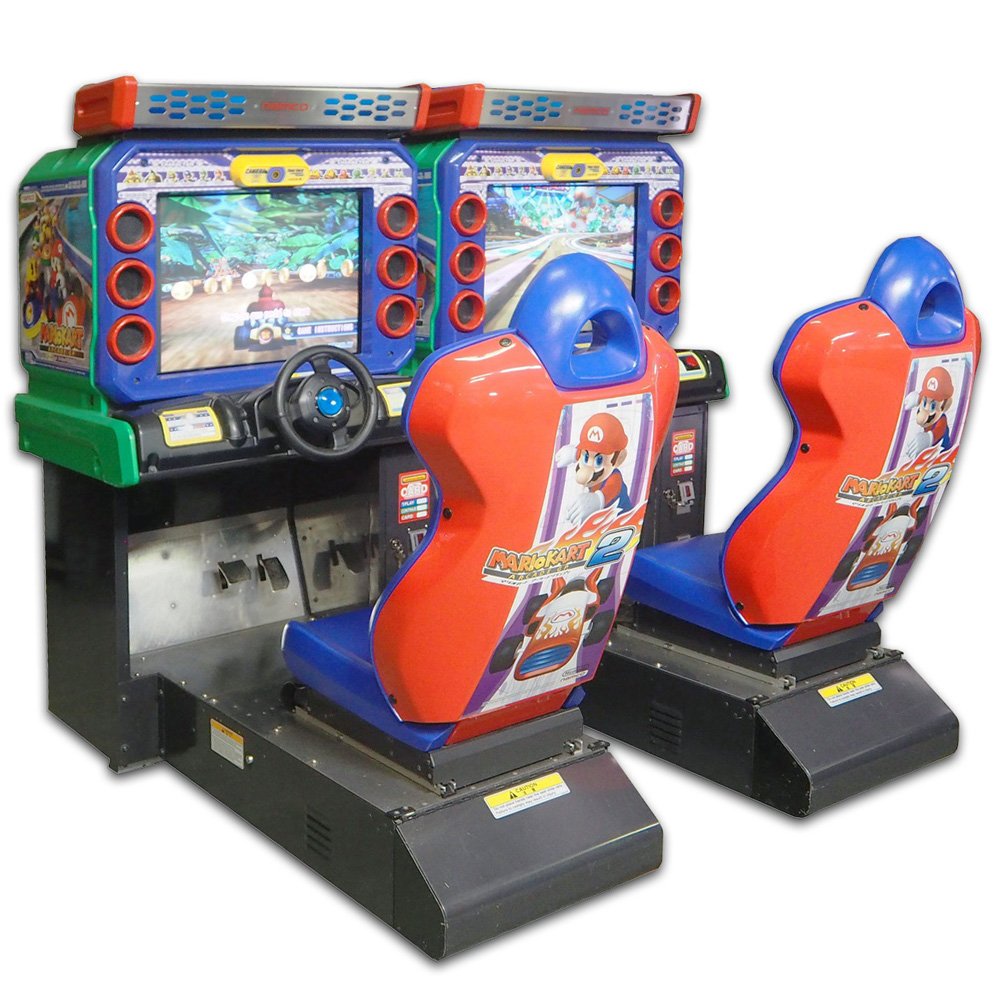 mario kart car racing game machine