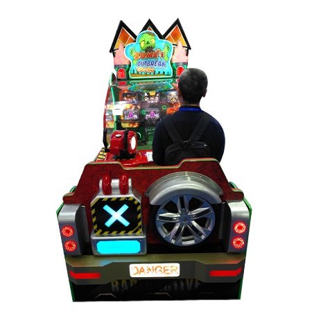 zombie outbreak ball shooting game machine