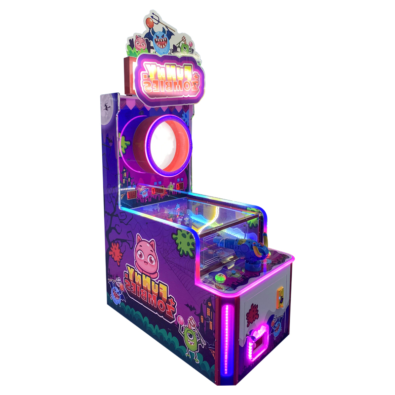 Coin Operated Funny Zombie Kids Ball Shooting Arcade Game Kids Game Machines