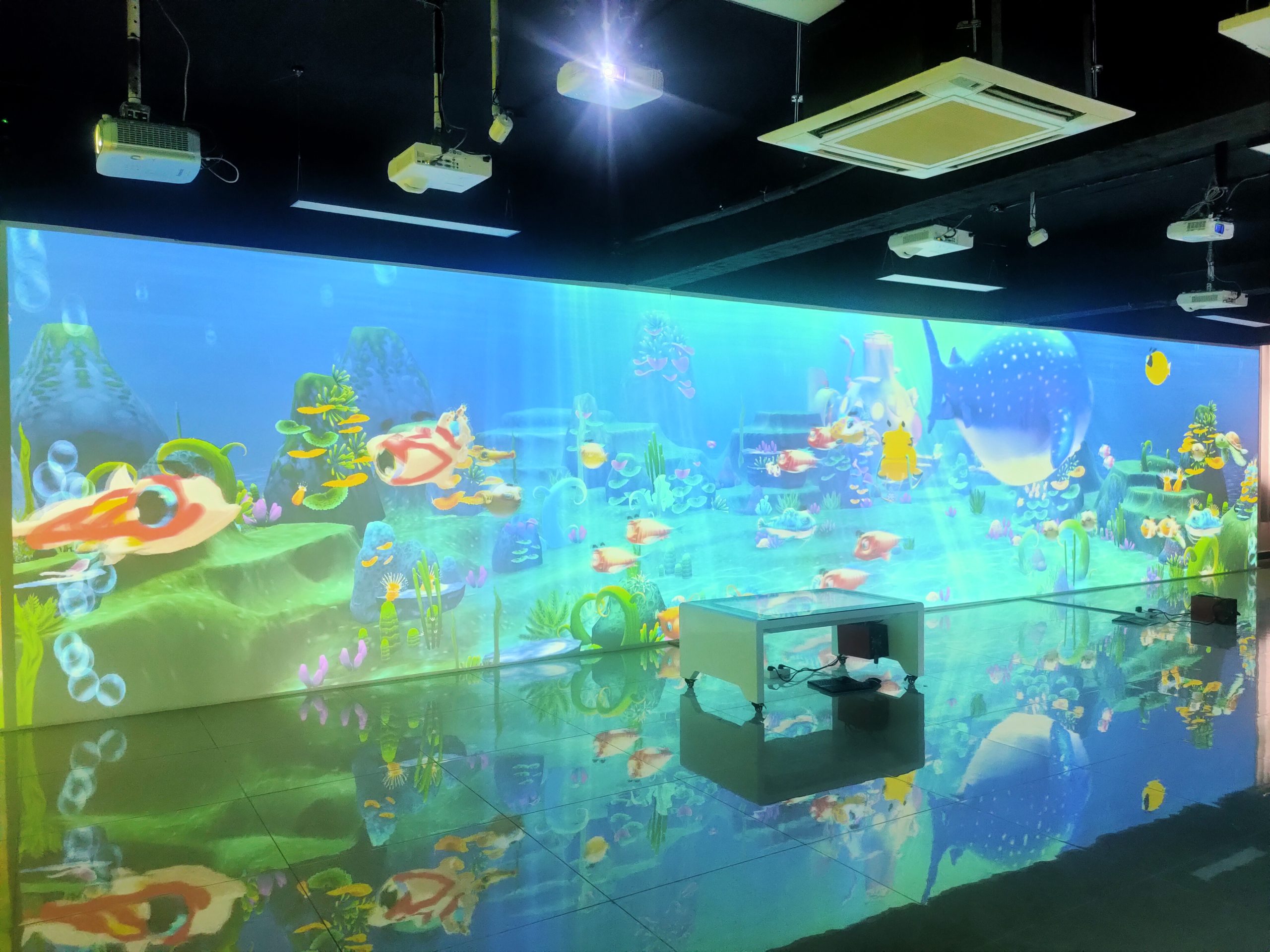 Idoor Amusement Park Projection Graffiti Game