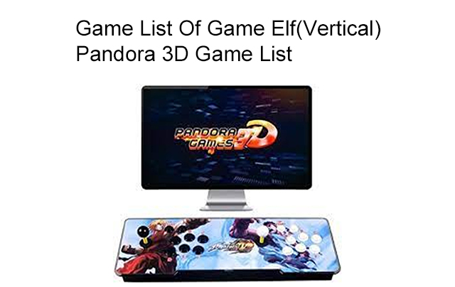 Game List Of Game Elf(Vertical)