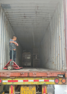 Full Container of Arcade Machines to Germany was loaded