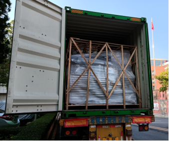 Container of Arcade Machines to US was loaded