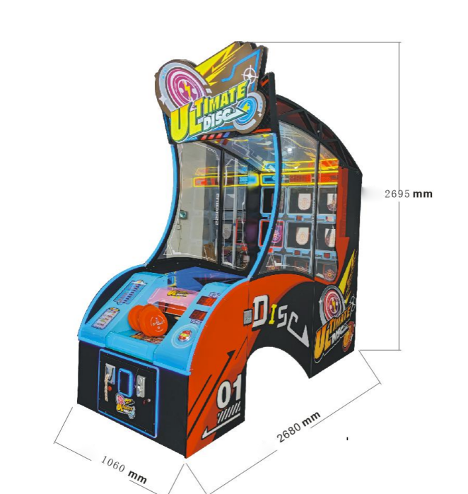 Best Price Disc Throwing Game Arcade Machine For Sale Made In China