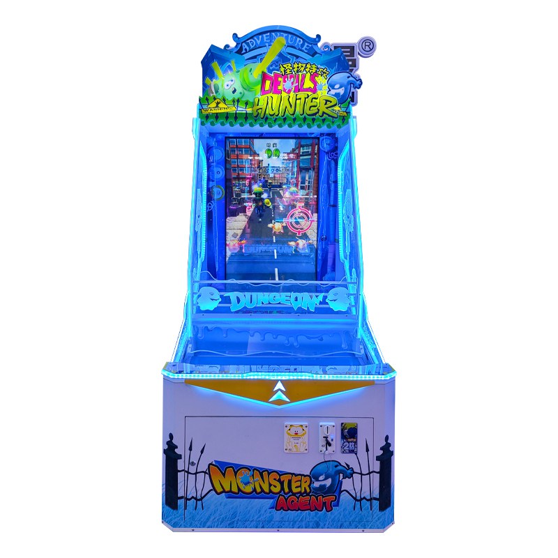 indoor arcade basketball game