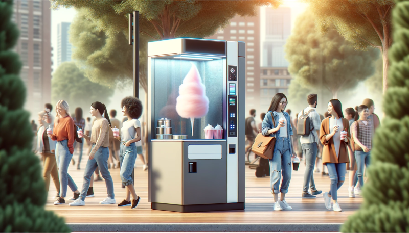 Best Price Cotton Candy Vending Machine For Sale Made In China