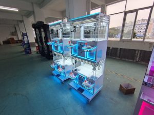 Full container customized claw machines been received by US customers