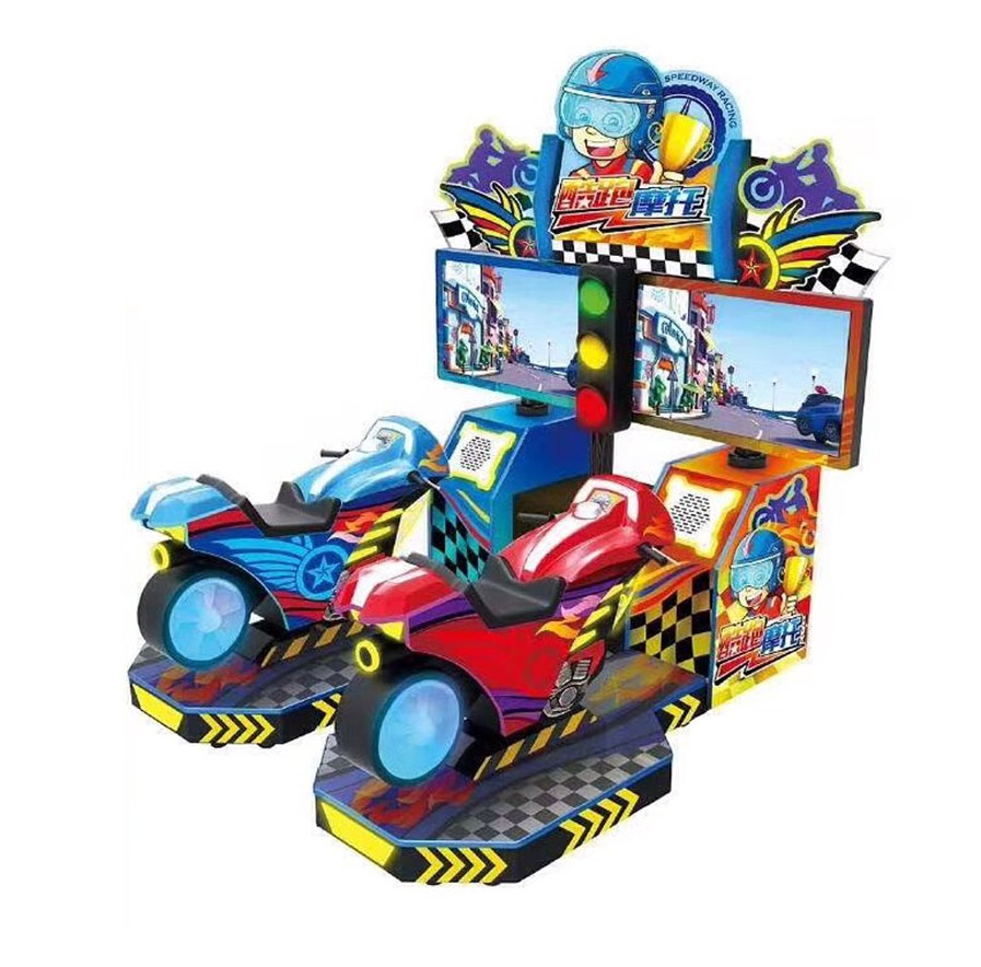 Parkour-Motor-2-player-arcade-motorcycle-racing-game