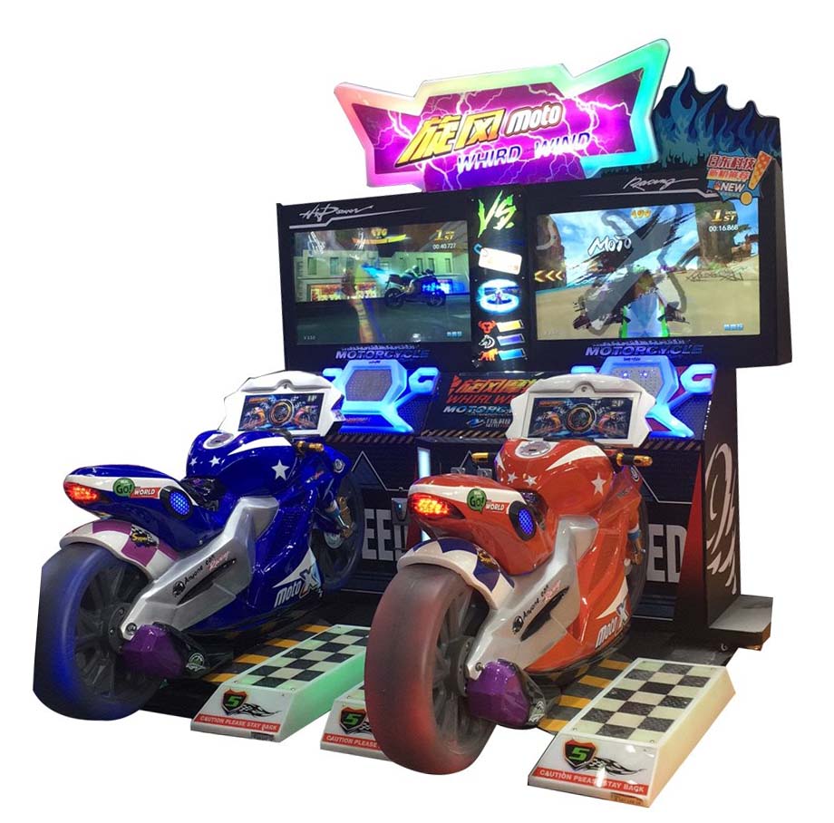 Whirlwind Video Arcade Motorcycle Racing Game