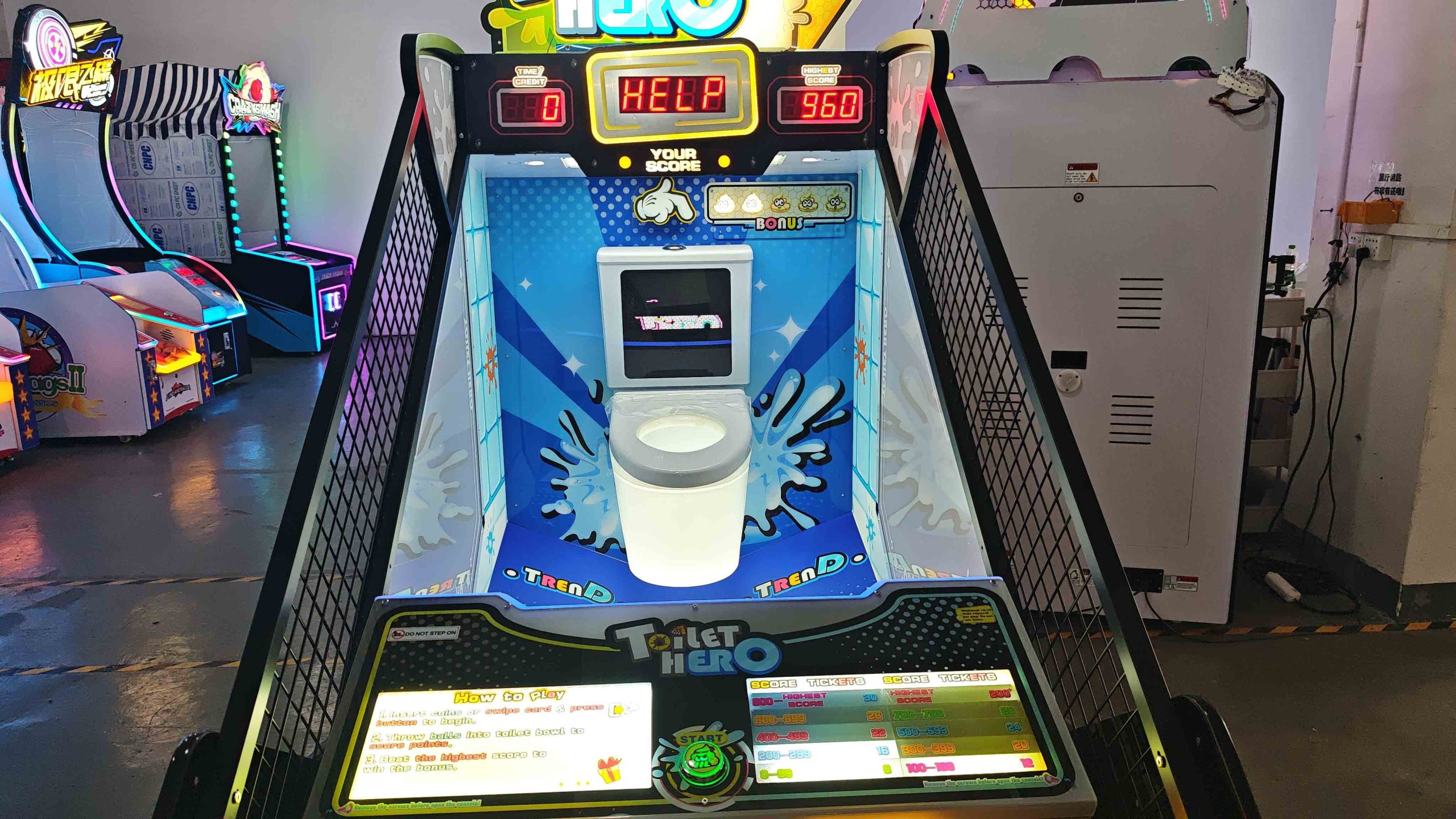 Toilet Hero arcade toss game scaled