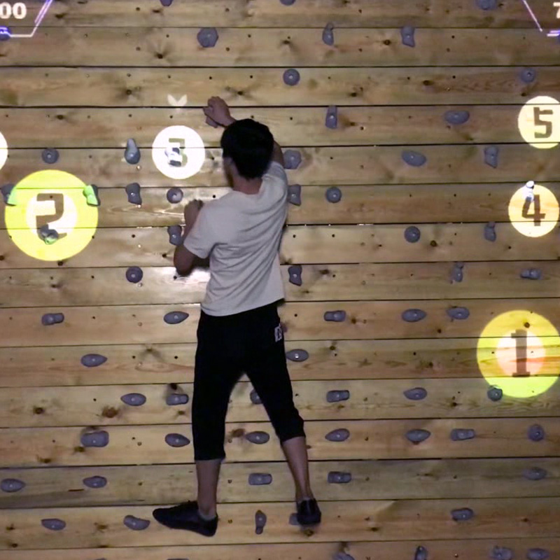 Interactive Climbing Wall
